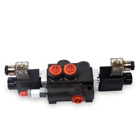 Vanne de commande directionnelle monobloc hydraulique à solénoïde Junbao P40 40L-Min DC12V 24V pour chariot élévateur et camion de voirie