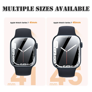 Dust-fee-Pantalla de reloj de cabina, vidrio templado de instalación rápida en vidrio templado 40 41 <span class=keywords><strong>44</strong></span> 45mm para iwatch, película flexible - Product Image 2