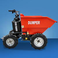 Akku-betriebener 4-Rad-Minidumper für Landwirtschaft, 500 kg/300 kg Ladekapazität, Chinesischer Motorschubkarren