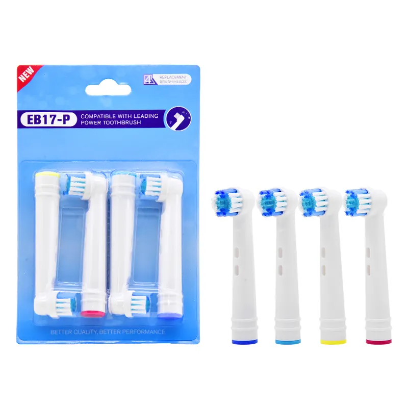 Fabrieksprijs Oem Tandenborstelkop EB17-P Vervanging Huishoudelijke Orale Borstelkoppen Roterende Tandenborstelkoppen