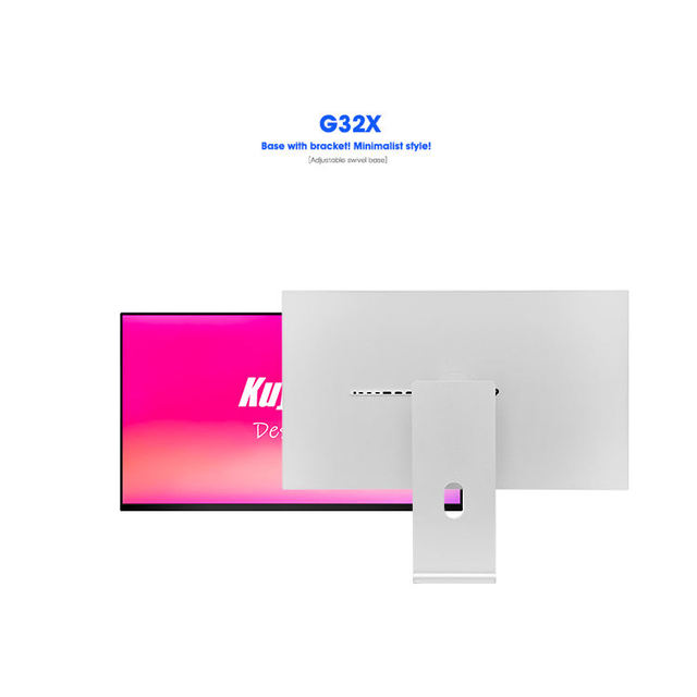 KUYCON G32X Office 60 Hz 5 Ms Response Time IPS 32 Inch 6k Desktop Computer Ips LED Display Monitor Screen Pc with Bracket
