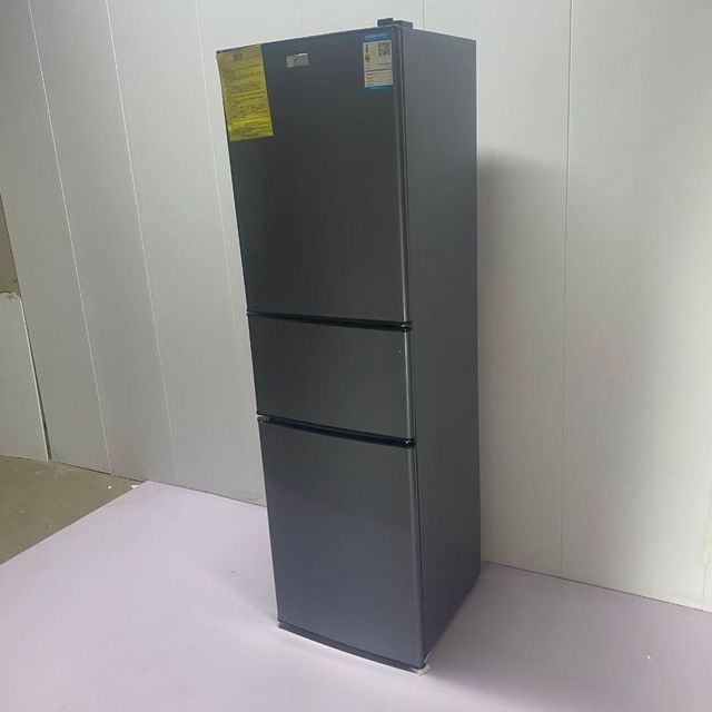 X 238L Three-door Thermoelectric Portable Refrigerator Stainless Steel Direct Cooling Large Capacity Refrigeration Freezing for