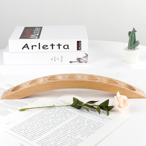 Real Wood <strong>Tealight</strong> Candle <strong>Holder</strong>, Holds 7 <strong>Tealight</strong> Candle/LED Candle, Decorative Candlestick <strong>Holder</strong> for Home Dinning and Party - Product Image 5