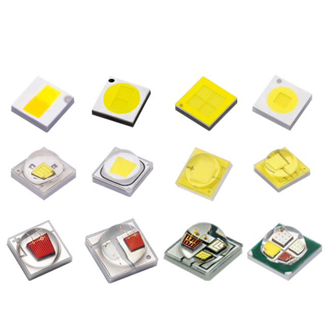 1W 3W 5W 10W White Red Green Blue Orange Yellow RGB RGBW SMD Gold Wires Ceramic Base 6000-7000K Zoom Lens Ra80 CRI Led Chip