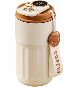 Smart Drinkware 304 Stainless Steel 450Ml Smart Digital Thermos <b>Mug</b> Cup for Coffee With Led Temperature Display Lid - Product Image 1