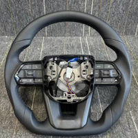 Volant en cuir personnalisé adapté à Toyota Land Cruiser LC200 LC300 Hilux Fortuner LC79 LC76 Volant de voiture