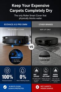 Intelligent Wholesale Premium Ecovacs X12 Pro Robot Vacuum <b>Spray</b>-Melting Stain Removal, Advanced AI Obstacle Avoidance, a - Product Image 3