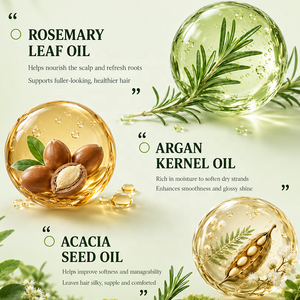 Aceite Reparador Capilar de Romero HALORINNA, Nutre el Cuero Cabelludo, Refresca las Raíces, Mejora la Fuerza del Cabello, Tratamiento Capilar Diario, OEM Disponible - Product Image 4