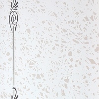 Feuille de film PVC transparente pour estampage à chaud, film rétractable PVC avec motif floral