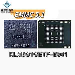 JQW KLM8G1GETF-B041 (FBGA-153) หน่วยความจำ EMMC ชิป IC 5.1  อะไหล่แท้ใหม่เอี่ยม  คลังฟอนต์ 8G ราคาจริง - Product Image 1