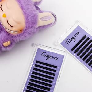 Extensions <span class=keywords><strong>de</strong></span> <span class=keywords><strong>cils</strong></span> Tsingzzu, bande ultra-fine, plateaux <span class=keywords><strong>de</strong></span> <span class=keywords><strong>cils</strong></span>, <span class=keywords><strong>cils</strong></span> londoniens, <span class=keywords><strong>cils</strong></span> coréens en PBT velours, extensions <span class=keywords><strong>de</strong></span> <span class=keywords><strong>cils</strong></span> noires et colorées - Product Image 1