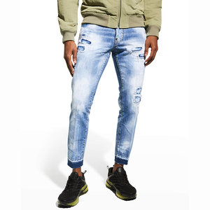 DiZNEW Pantalettes Jeans Motif Pantalones de cintura alta para mujeres Niños Jeans Diseños bordados Jeans suaves para hombres Diseñador para hombres - Product Image 2