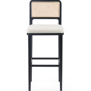 Taburete de Barra Veka Cane, Taburete Alto Resistente de Haya Maciza para Bar en Casa y Comedor - Product Image 3
