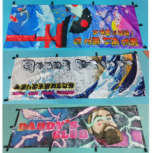<span class=keywords><strong>Bandera</strong></span> Japonesa Vertical Promocional Económica 100% Poliéster Personalizada con Correa - Product Image 3