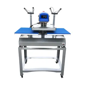 Automatische 16x20 Doppelstations-T-Shirt-Druck-Sublimations-Heiß press maschine mit Laser ausrichtung