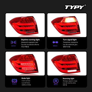 TYPY Car Tail <b>Lights</b> for Toyota Highlander 2009-2011 <b>LED</b> Car Tail Lamps Daytime Running <b>Lights</b> Dynamic Turn Signals - Product Image 3