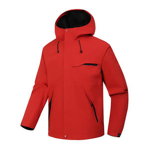 Giacca a Vento Outdoor Colorata all'Ingrosso, Cappotto Leggero <span class=keywords><strong>da</strong></span> <span class=keywords><strong>Uomo</strong></span> per Arrampicata in Montagna, Traspirante con Zip - Product Image 4