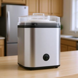 Máquina para Hacer Helados de 2.11 Qt, Acero Inoxidable, Eléctrica, Automática, para Uso Doméstico - Product Image 2