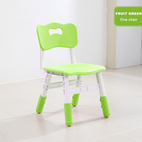 Ensemble de chaises pour enfants en plastique réglables, design moderne, capacité maximale de charge de 220 lb, 3 à 6 ans, couleur personnalisée, salle de classe familiale, garderie