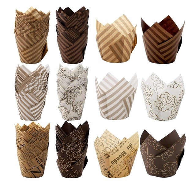 Professional Supplier White Muffin Liner Tulip Paper Cake Cup With Factory Price