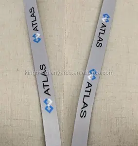 OEM Full Color Thermal Transfer Sublimation Printing Customizable Lanyards With Retractable Badge Clip