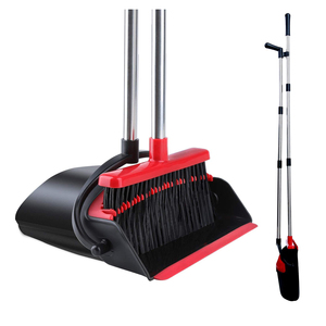 Factory cheapest Wholesale plastic garbage shovel set outdoor broom and dustpan set broom and dustpan set for home small