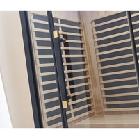 Combinaison de douche à vapeur, intérieur, Sauna en bois infrarouge, taille personnalisée, pour 2 personnes, salle de bain, Sauna