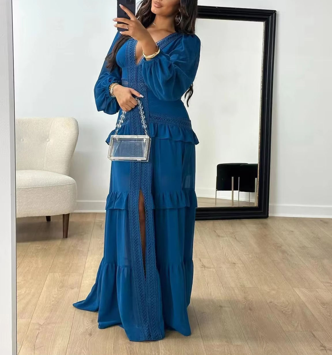 sachin and babi light blue dress Summer holiday dresses style for day to night