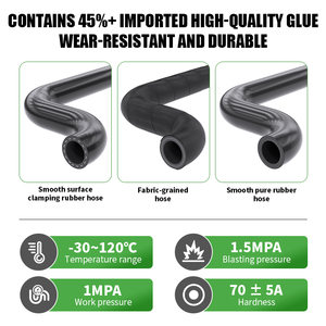 Tube en caoutchouc EPDM de forme spéciale, résistant à la chaleur, flexible, forme irrégulière personnalisée, tuyau en caoutchouc pour l'étanchéité et l'isolation - Product Image 3