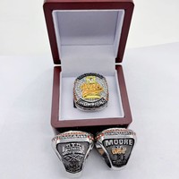 Nouvelle Offre Spéciale – Bagues Commémoratives du Championnat National de Baseball 2024 de Tennessee, en Alliage Fin, Plaqué Or, avec Pierre Naturelle de la Marque XH