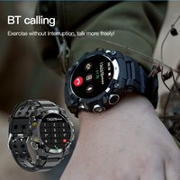 Reloj inteligente para hombres y mujeres, relojes inteligentes con pantalla táctil con linterna LED, llamada BT para Android iOS, rastreador de actividad física, frecuencia cardíaca