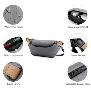 <span class=keywords><strong>ISO</strong></span> <span class=keywords><strong>9001</strong></span> nhà máy thể thao chạy vành đai ví phong cách đường phố eo Bum vành đai túi không thấm nước Sling túi dễ dàng để thực hiện - Product Image 6