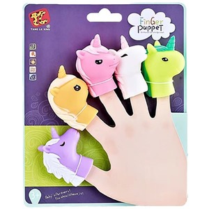 Giocattolo Marionetta <span class=keywords><strong>da</strong></span> Dito in PVC Morbido, Giocattoli Educativi in Vinile, Marionetta <span class=keywords><strong>da</strong></span> Dito a Forma di Animale Cartone Animato - Product Image 5