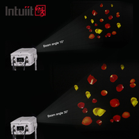Personalizable LED Logo GOBO Proyector Imagen Rotación IP65 Impermeable Zoom DJ Efecto Luz para Hotel al Aire Libre Boda