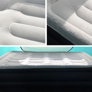 <span class=keywords><strong>Matelas</strong></span> pliable hybride moderne bleu avec revêtement en PVC floqué, alimenté par USB, pour usage extérieur - Product Image 3