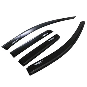 Pare-soleil de porte de voiture noir en PC injecté 2 mm, accessoires automobiles, protection contre les intempéries pour Rush Aruz Terios 2019 - Product Image 1