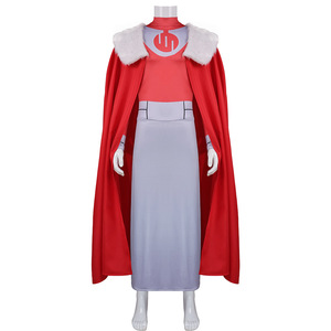 Disfraz de Cosplay de Cui Ge, capa roja, vestido gris, disfraz de juego para hombres adultos, 26GZ3261 - Product Image 5