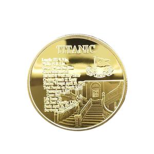 เหรียญไทเทเนียมสำหรับเป็นของขวัญสุดเพอร์เฟกต์งานหัตถกรรมโลหะชุบทอง - Product Image 3