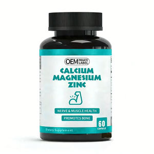 Cápsulas de Calcio, Magnesio y Zinc 3 en 1 OEM, Precio de Fábrica, Suplemento para el Cuidado de la Salud - Product Image 1