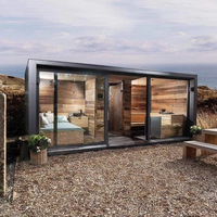Poêle de sauna électrique à infrarouge lointain en bois massif, design moderne 2025, pour extérieur, avec panneau de commande intelligent pour vapeur sèche, chauffage pour 2 à 6 personnes