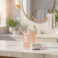 Nouveauté 2025 – Flacons compte-gouttes en verre dépoli de 15 ml, 30 ml, 50 ml – Contenants cosmétiques pour sérum et soins de la peau – Ensemble d'emballage sérigraphié
