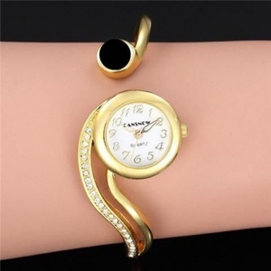 Reloj de Pulsera con Incrustaciones de Diamantes de Moda para Mujer, Esfera Pequeña, Reloj de Cuarzo Delgado para Muñeca - Product Image 4