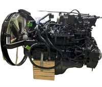 Moteur diesel turbocompressé 4JB1T à injection directe DI 4JB1T 68KW 4 cylindres, ensemble moteur complet pour engins de construction