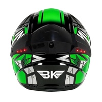 Casque de moto intégral en ABS avec feux arrière LED, double visière, unisexe, pour adultes, pour motocross, vente en gros