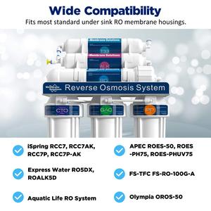 Membrane d'osmose inverse RO NSF WQA ISO9001 ULP <span class=keywords><strong>BW</strong></span> 1812 50G 75G pour système de filtration d'eau sous évier – Remplacement pour système d'eau pure - Product Image 4