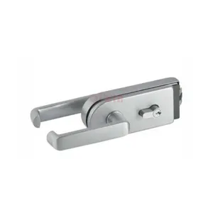 Frameless glass door locks for office partition modern style aluminum door lock Aluminum framed door accessories