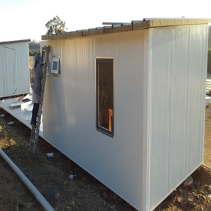 Casa Modular de diseño moderno para oficina, casa pequeña prefabricada de vidrio, 60 m2, precio barato - Product Image 6
