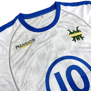 Embroidered Logo <strong>Jersey</strong> Customized with Number Design Patchwork Men's Football <strong>Jersey</strong> - Product Image 3