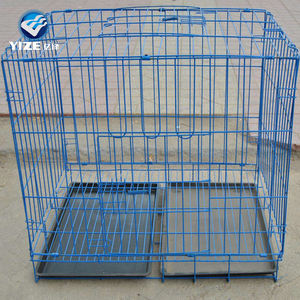 <span class=keywords><strong>Cages</strong></span> à chiens en fil métallique à porte simple / Cage à chien en fil métallique bon marché - Product Image 4