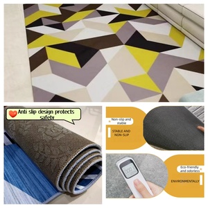 Tappeto di vento di lusso minimalista completamente coperto grande Area per soggiorno e camera da letto tavolino e tappeto da comodino all'ingrosso - Product Image 2